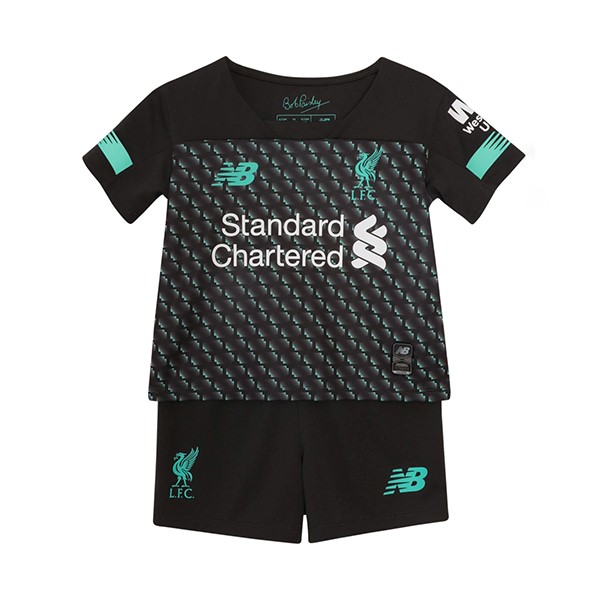 Camiseta Liverpool Replica Tercera Ropa Niño 2019/20 Negro